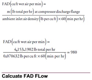 Calculate FAD Flow